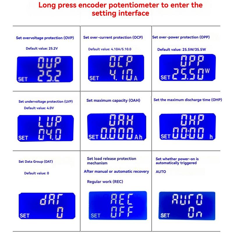 Portable Usb Electronic Load Adjustable Constant Current Aging Resistor Battery Voltage Capacity Tester Voltmeter
Portable Usb Electronic Load Adjustable Constant Current Aging Resistor Battery Voltage Capacity Tester Voltmeter