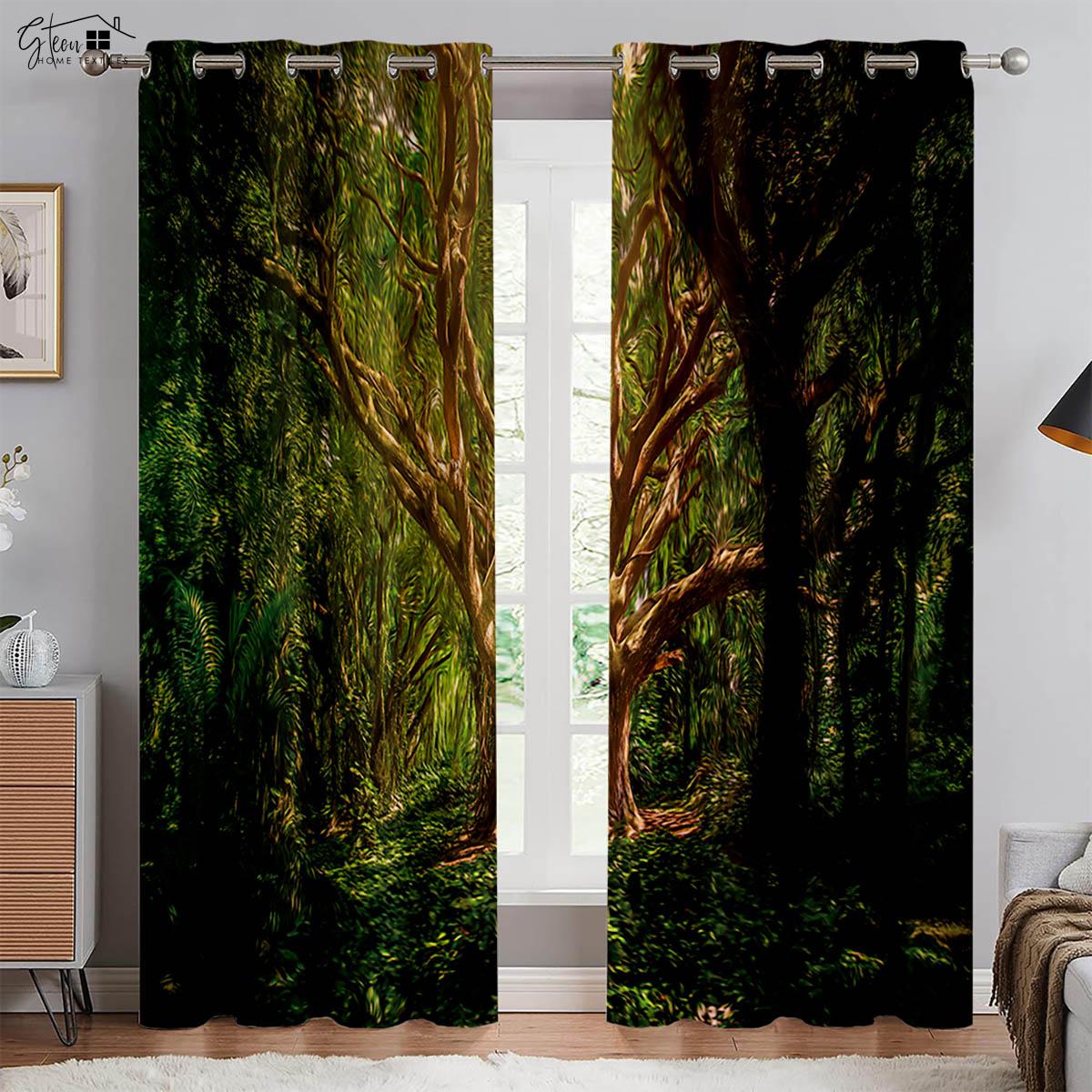 High Quality Plant Three D Printed Window Drapes Cedar Maple Leaves Fresh Along with Natural Nordic Pastoral Light Blocking Heat Insulation Curtains W100xH130(CM) folio&Rod pocket
High Quality Plant Three D Printed Window Drapes Cedar Maple Leaves Fresh Along with Natural Nordic Pastoral Light Blocking Heat Insulation Curtains W100xH130(CM) folio&Rod pocket