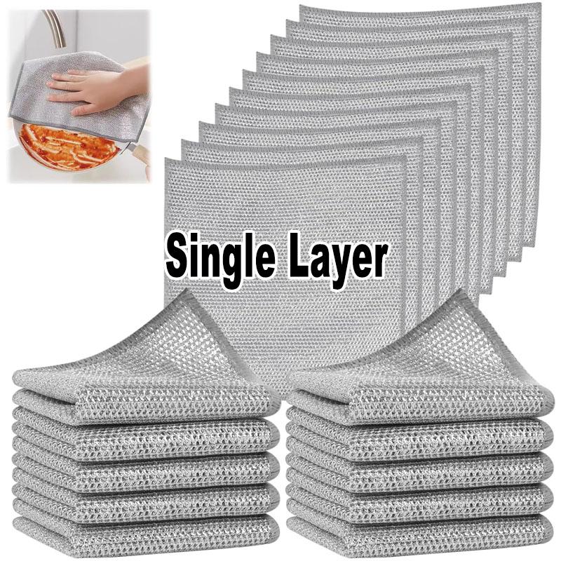 100/1 шт. Утолщенная ткань для чистки из стальной проволоки, не царапающая, двухслойная, из микрофибры, сетчатые проволочные тряпки, салфетка для мытья посуды, кухонное полотенце 1PC
100/1 шт. Утолщенная ткань для чистки из стальной проволоки, не царапающая, двухслойная, из микрофибры, сетчатые проволочные тряпки, салфетка для мытья посуды, кухонное полотенце 1PC