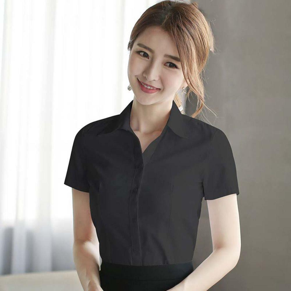 Рубашка Slim Fit с коротким рукавом Блузки с V-образным вырезом Деловые футболки Повседневный женский кардиган Топ Праздничный
Рубашка Slim Fit с коротким рукавом Блузки с V-образным вырезом Деловые футболки Повседневный женский кардиган Топ Праздничный