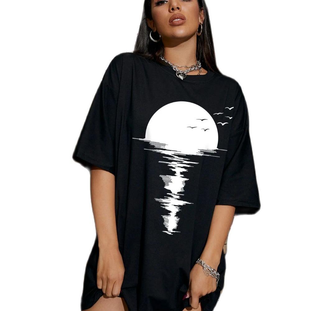 New Spot Butterfly Round Neck Gothic Style European American Printed Round Neck Loose T-shirt Fashionable polyester fiber fabric S
New Spot Butterfly Round Neck Gothic Style European American Printed Round Neck Loose T-shirt Fashionable polyester fiber fabric S