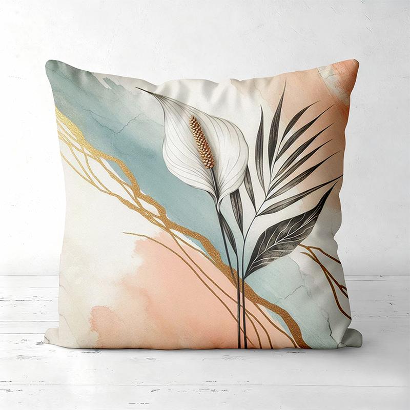 1 Pieces Floral Patterned Cushion With Gold Lines Decor Polyester pillowcase, sofa decorative cushion cov Headboard Pillow 45x45cm
1 Pieces Floral Patterned Cushion With Gold Lines Decor Polyester pillowcase, sofa decorative cushion cov Headboard Pillow 45x45cm