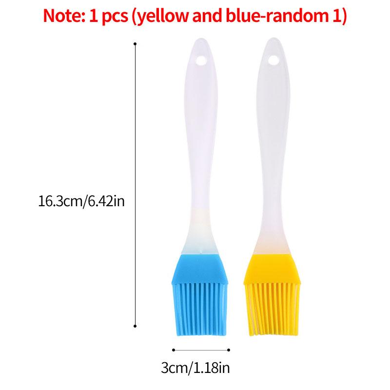 Силиконовая кисть для масла, маленькая кисть для барбекю, бытовая кухонная кисть для выпечки блинов, инструмент, устойчивый к высоким температурам, без выпадения волос