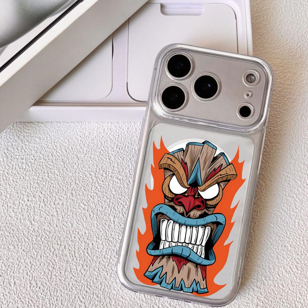 Tribal Mask Tiki Style Phone Case For iPhone 17 16 15 14 13 12 Pro Max Plus With Magnetic Crystal Clear Case Wireless Charge iPhone 15 Pro Max
Tribal Mask Tiki Style Phone Case For iPhone 17 16 15 14 13 12 Pro Max Plus With Magnetic Crystal Clear Case Wireless Charge iPhone 15 Pro Max