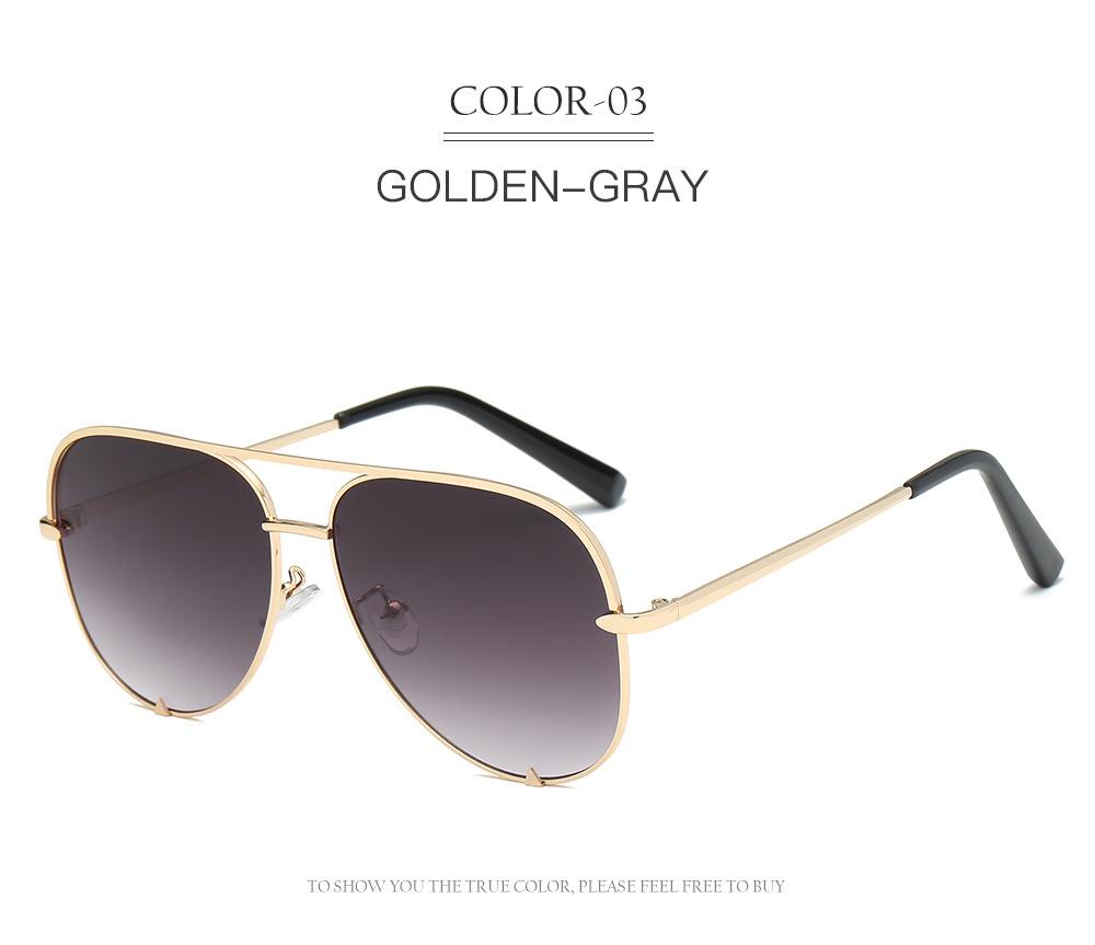 New Fashion Brand Designer Ladies Pilot Sunglasses Women Men Goggle Gradient Sun Glasses For Female Mirror Shades Uv400 as the photo
New Fashion Brand Designer Ladies Pilot Sunglasses Women Men Goggle Gradient Sun Glasses For Female Mirror Shades Uv400 as the photo