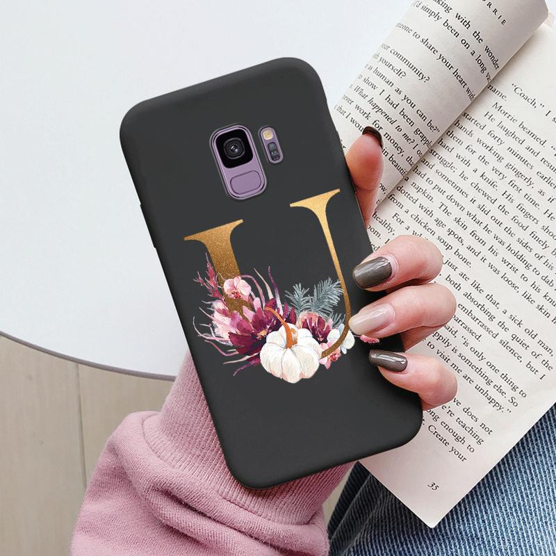 For Samsung Galaxy S9 S 9 Plus Case Flower Gold Letter A Z Shockproof Soft Silicone Phone Cover For Samsung S9 S9+ Bag S9Plus Samsung S9 Plus
For Samsung Galaxy S9 S 9 Plus Case Flower Gold Letter A Z Shockproof Soft Silicone Phone Cover For Samsung S9 S9+ Bag S9Plus Samsung S9 Plus