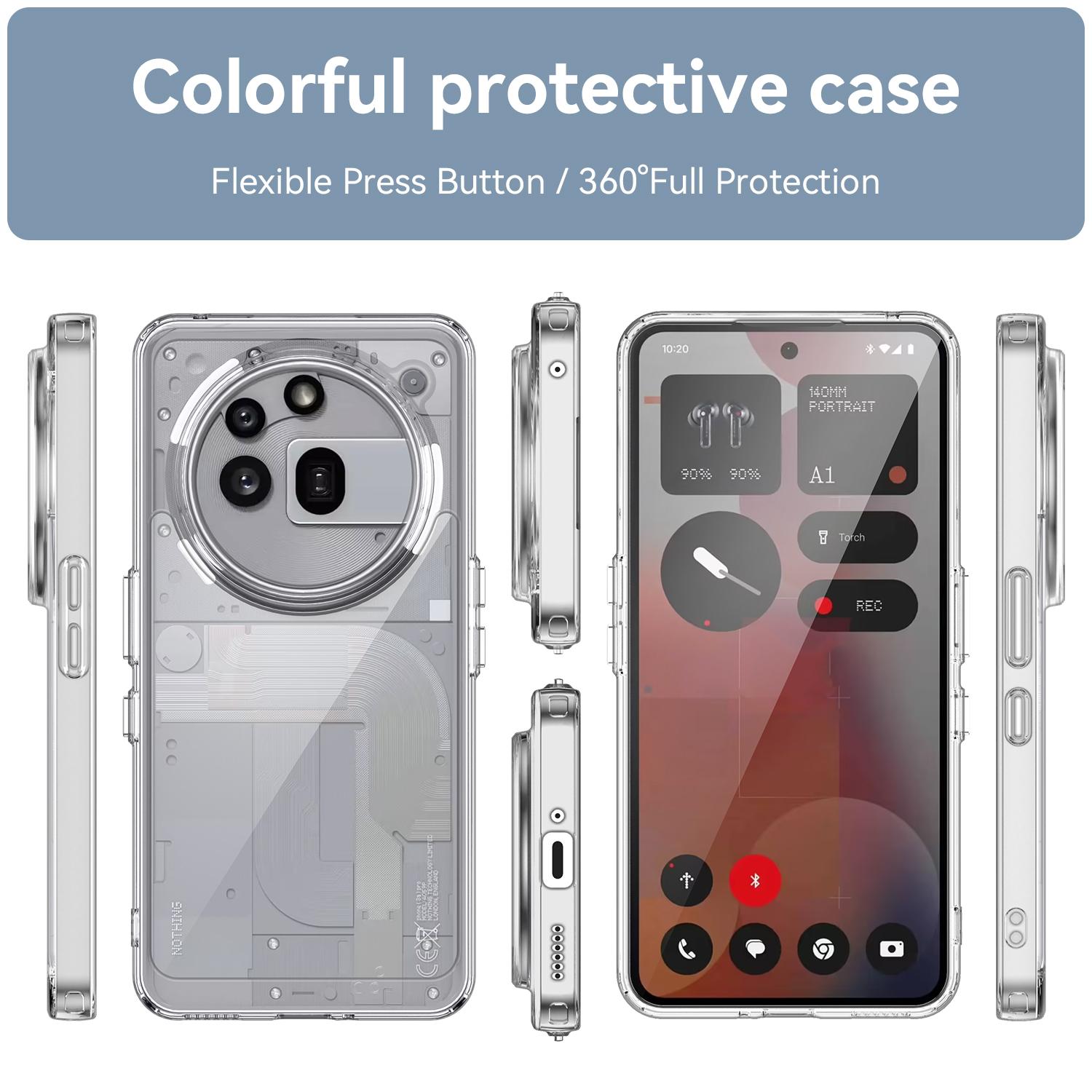 For Nothing Phone (3a) Clear Case WANLONFENG FM Series TPU Phone Back Cover (Big Lens Hole) Blue
For Nothing Phone (3a) Clear Case WANLONFENG FM Series TPU Phone Back Cover (Big Lens Hole) Blue