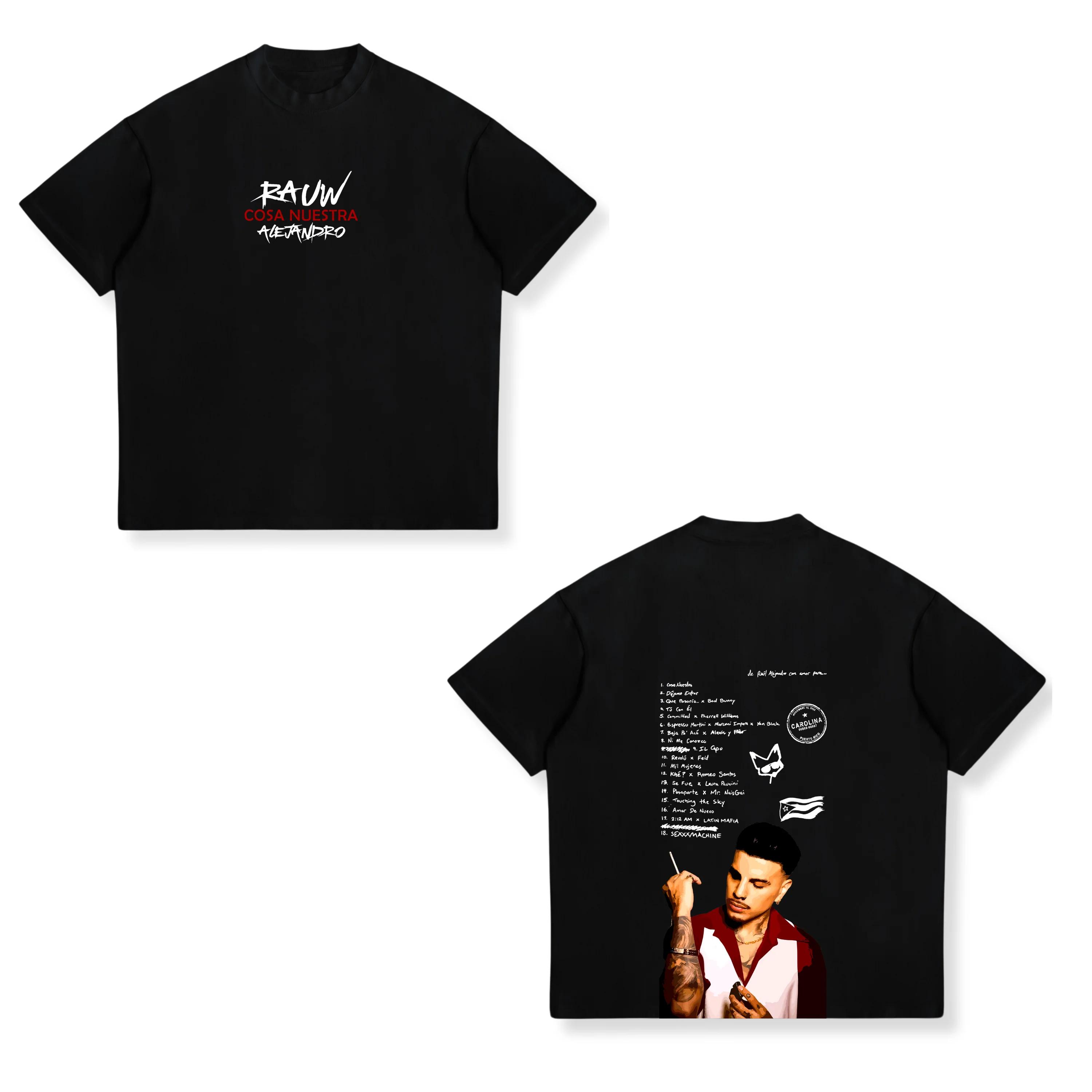 Rauw Alejandro Album Todo De Ti T Shirt Unisex Women Clothes Fashion Vintage Tee Shirt Cotton Casual Oversized TShirts Streetwear 4XL
Rauw Alejandro Album Todo De Ti T Shirt Unisex Women Clothes Fashion Vintage Tee Shirt Cotton Casual Oversized TShirts Streetwear 4XL