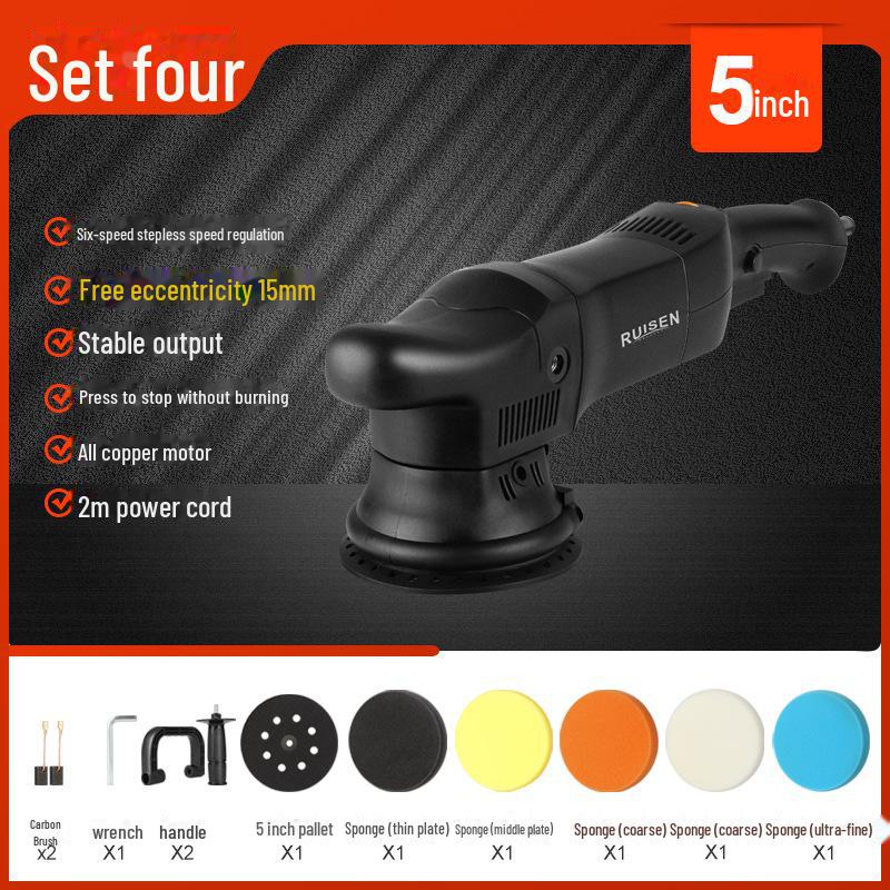 Настраиваемая двухдорожечная эксцентриковая полировальная машина DA для салона автомобиля - 220 В, инструмент для нанесения воска и вибрации
Настраиваемая двухдорожечная эксцентриковая полировальная машина DA для салона автомобиля - 220 В, инструмент для нанесения воска и вибрации