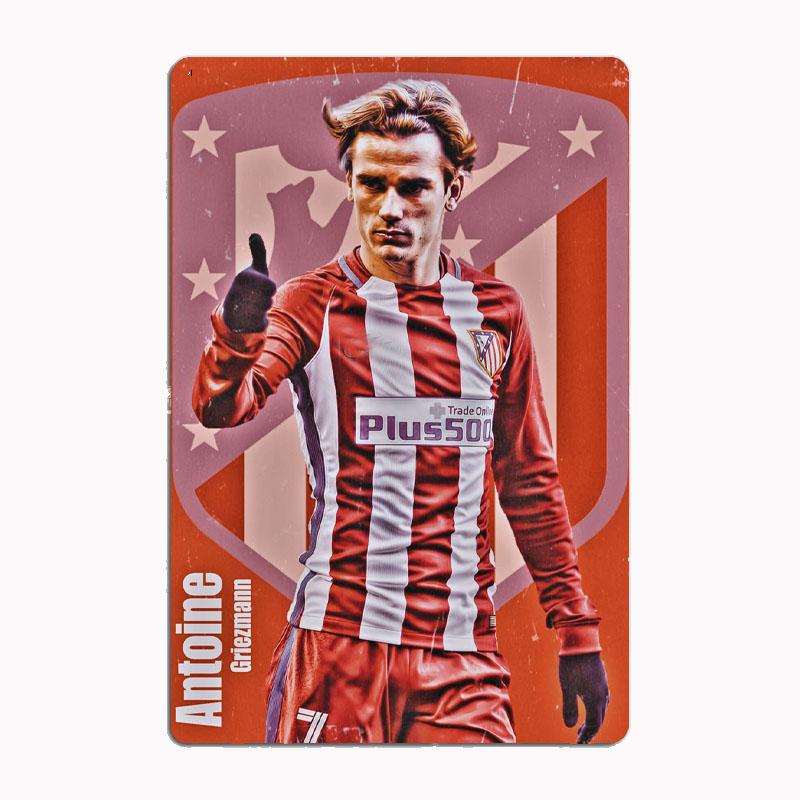Antoine Griezmann Football Player Poster Metal Sign Spanish Football Clubs Tin Custom Bar Indoor Home Wall Decor Room Decor 20x30cm(7.8x11.8inch)
Antoine Griezmann Football Player Poster Metal Sign Spanish Football Clubs Tin Custom Bar Indoor Home Wall Decor Room Decor 20x30cm(7.8x11.8inch)
