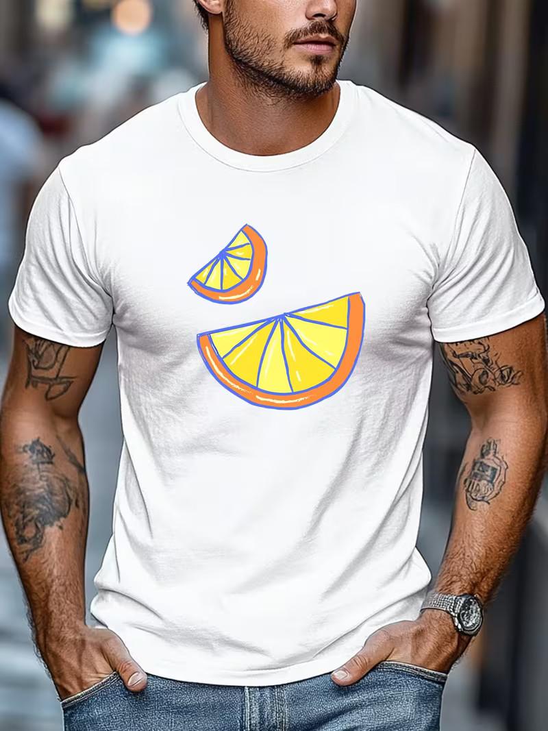Mens Orange Graphic T Shirt Casual Crew Neck Short Sleeve Summer Relaxed Fit Tee 5XL різнокольоровий
Mens Orange Graphic T Shirt Casual Crew Neck Short Sleeve Summer Relaxed Fit Tee 5XL різнокольоровий