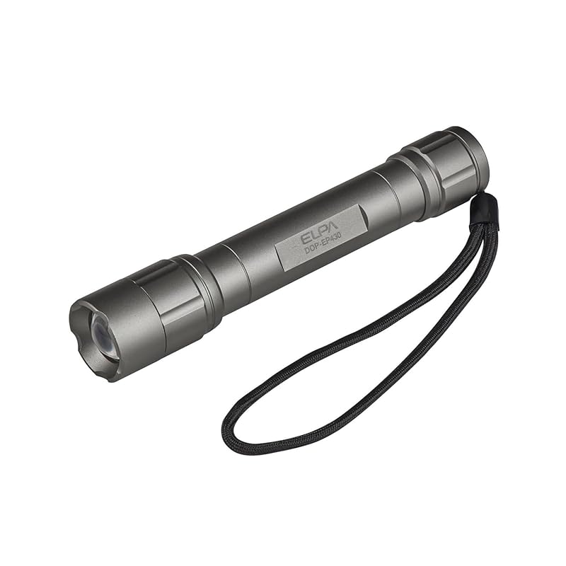 ELPA led flashlight waterproof Brightness 350 lumens with hand strap battery operated silver DOP-EP430
ELPA led flashlight waterproof Brightness 350 lumens with hand strap battery operated silver DOP-EP430