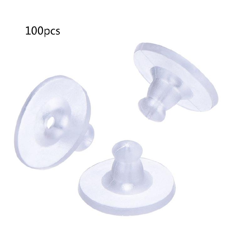 Portable 100x Earring Back Stopper Bullet Clutch Earring Pad Jewelry Accessories 1
Portable 100x Earring Back Stopper Bullet Clutch Earring Pad Jewelry Accessories 1