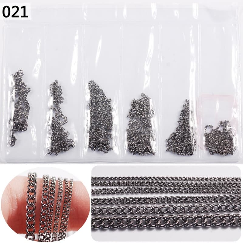 Nail Ornament Nail Beauty Chain Beauty Chain 6-Grid Bag DIY Nail Candy Color No. 21
Nail Ornament Nail Beauty Chain Beauty Chain 6-Grid Bag DIY Nail Candy Color No. 21
