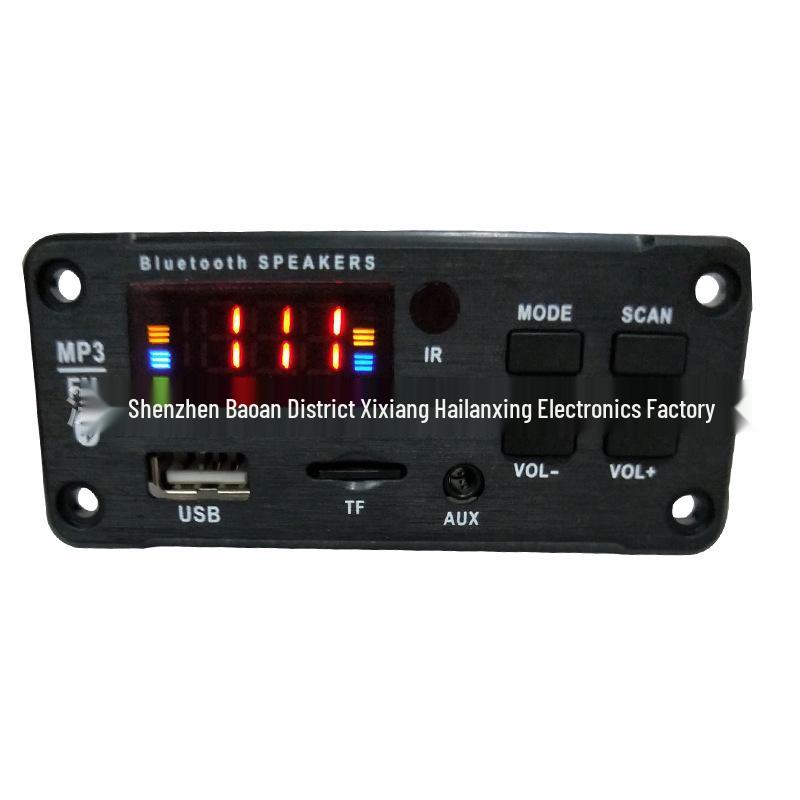 Bluetooth 5.0 Автомобильная аудио плата MP3-декодера с цветным экраном и воспроизведением без потерь 12V Power Supply
Bluetooth 5.0 Автомобильная аудио плата MP3-декодера с цветным экраном и воспроизведением без потерь 12V Power Supply