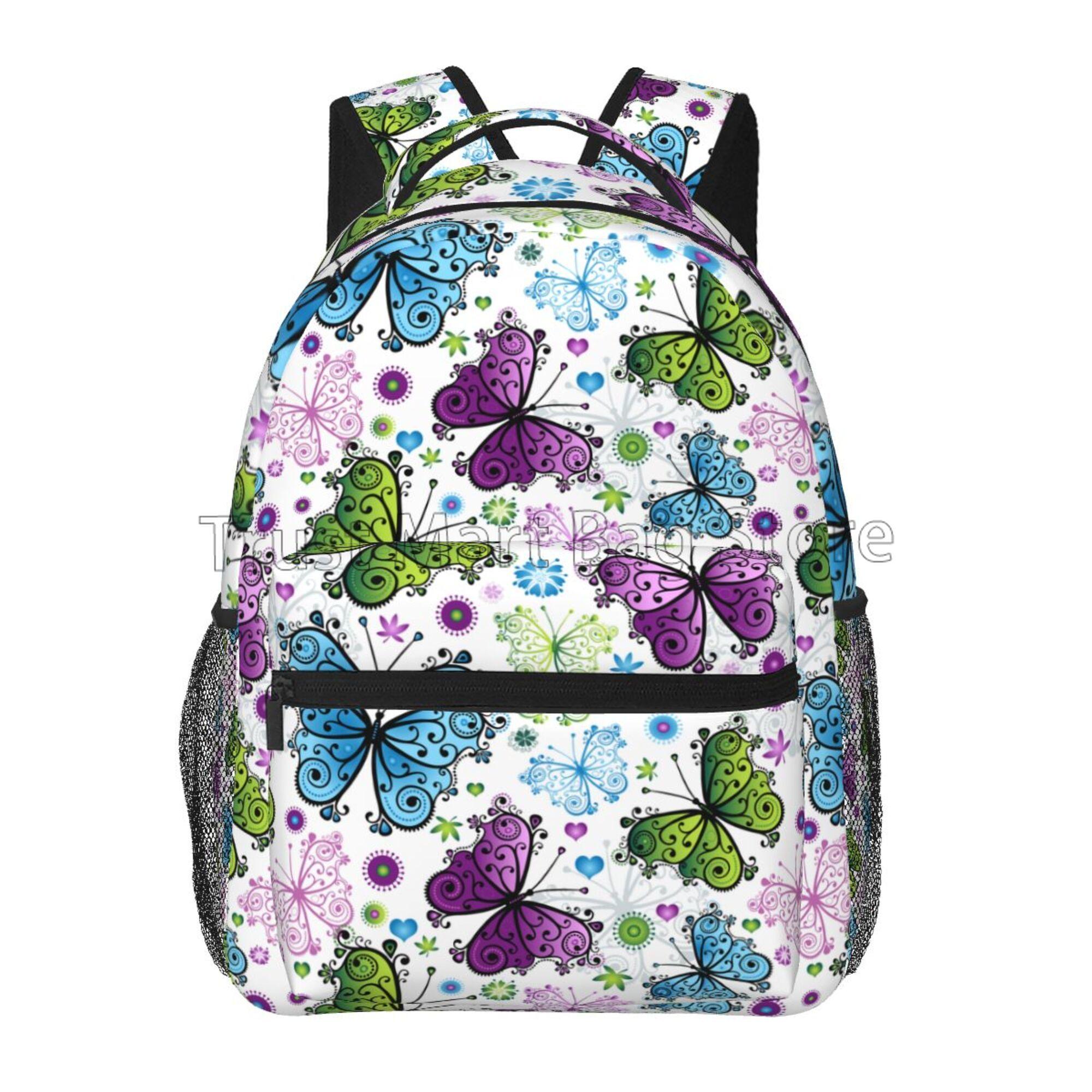 Butterfly Backpack Casual Canvas Backpacks Colorful Butterfly Bookbag Laptop Daypack for Toddler Teen Boys Girls Women Men Gifts
Butterfly Backpack Casual Canvas Backpacks Colorful Butterfly Bookbag Laptop Daypack for Toddler Teen Boys Girls Women Men Gifts