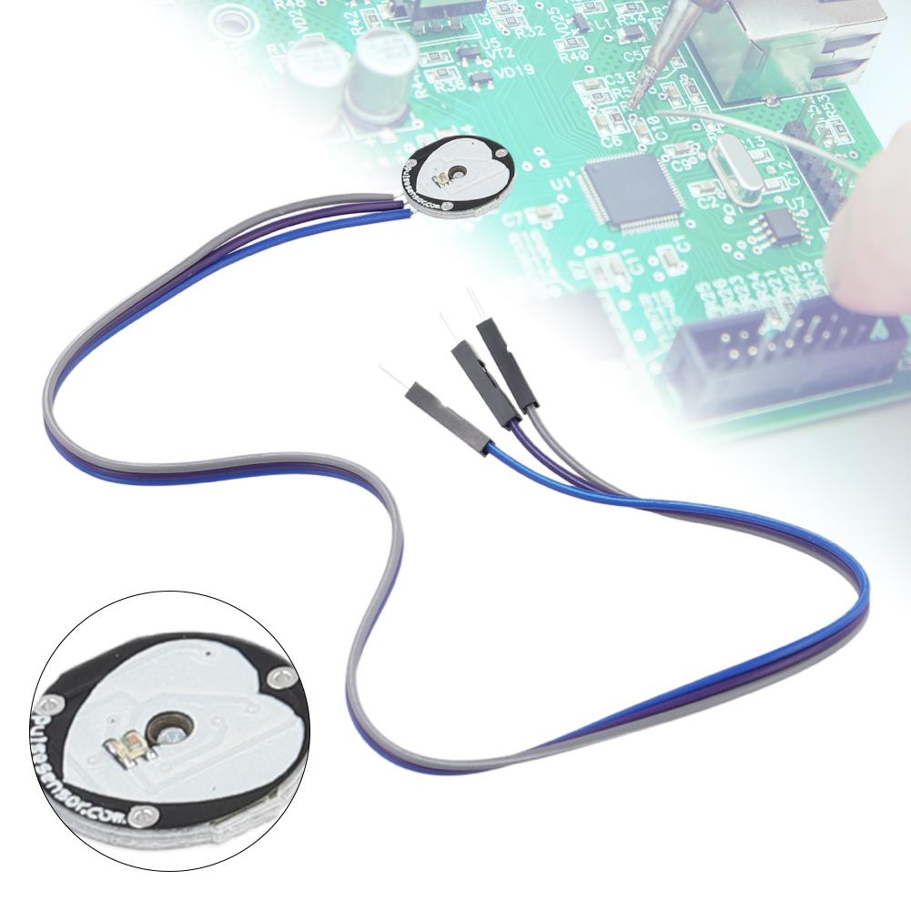 Puls Detection Module 3-5V Pulse Heartbeat Sensor Open Source Hardware Development Біометричний датчик для Arduino DIY Kit
Puls Detection Module 3-5V Pulse Heartbeat Sensor Open Source Hardware Development Біометричний датчик для Arduino DIY Kit