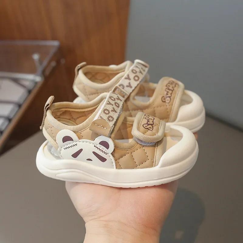Summer Children Simple Sandals for Girls Boys Fashion Korean Soft Sole Anti-kick Breathable Baby Learning Walking Shoes 24
Summer Children Simple Sandals for Girls Boys Fashion Korean Soft Sole Anti-kick Breathable Baby Learning Walking Shoes 24