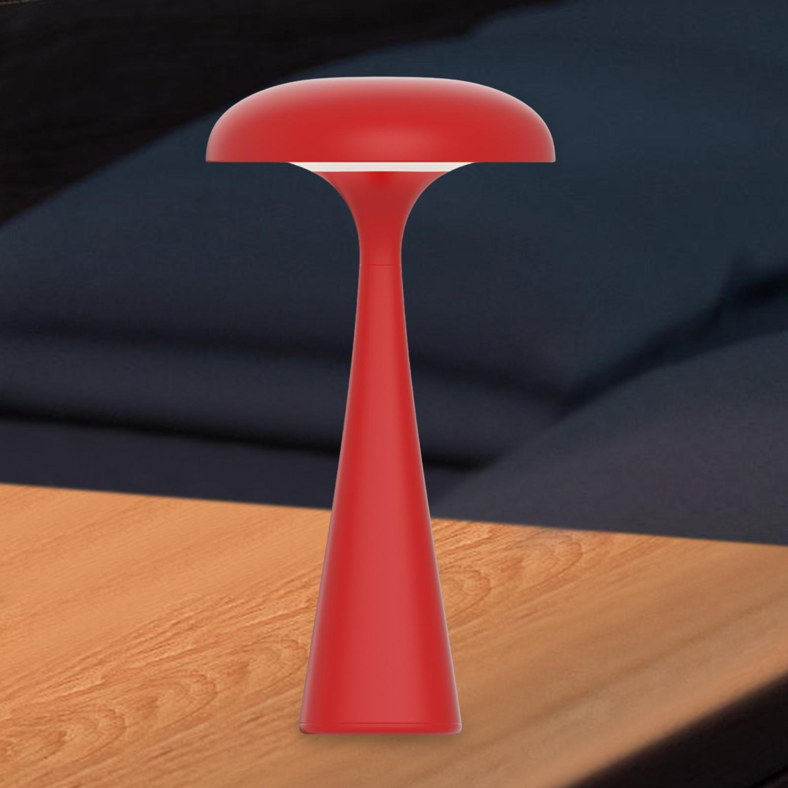 Акцентная USB настольная лампа с 3 цветовыми режимами, современная светодиодная ночная лампа для стола у кровати, в общежитии, кафе, красный