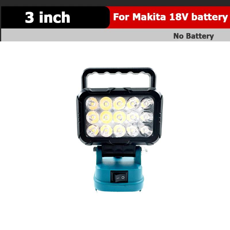 Для литий-ионного аккумулятора Makita/Dewalt/Milwaukee 18 В 3-дюймовый светодиодный рабочий фонарь Ручной фонарь с USB-интерфейсом
Для литий-ионного аккумулятора Makita/Dewalt/Milwaukee 18 В 3-дюймовый светодиодный рабочий фонарь Ручной фонарь с USB-интерфейсом