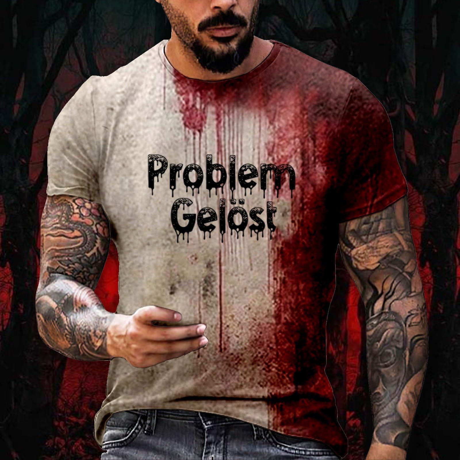 Футболка на Хэллоуин, мужская, повседневная, с круглым вырезом, с рисунком брызг крови, топы с коротким рукавом и кровавым принтом ужасов XL
Футболка на Хэллоуин, мужская, повседневная, с круглым вырезом, с рисунком брызг крови, топы с коротким рукавом и кровавым принтом ужасов XL