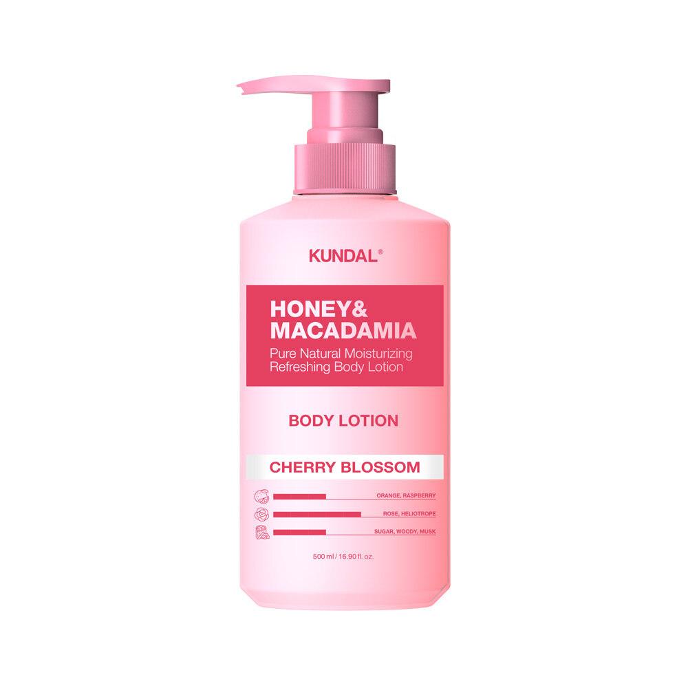 KUNDAL Honey & Macadamia Pure Body Lotion Cherry Blossom 500ml x1
KUNDAL Honey & Macadamia Pure Body Lotion Cherry Blossom 500ml x1