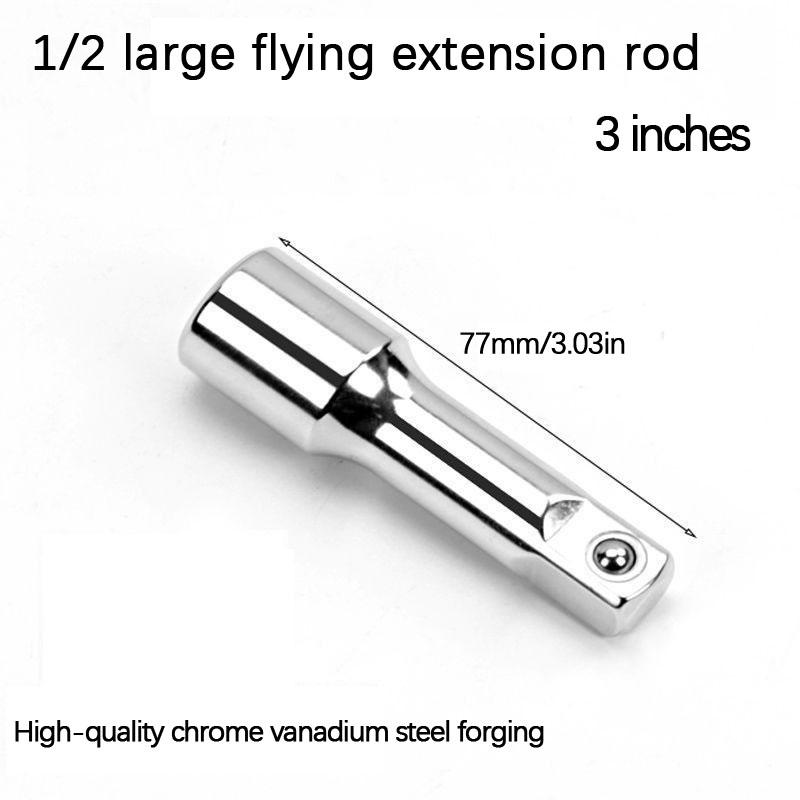 Socket Ratchet Wrench Extension Bar Set - Long Steering Sleeve, Connecting Rod & Accessories for Wrench Tools
Socket Ratchet Wrench Extension Bar Set - Long Steering Sleeve, Connecting Rod & Accessories for Wrench Tools