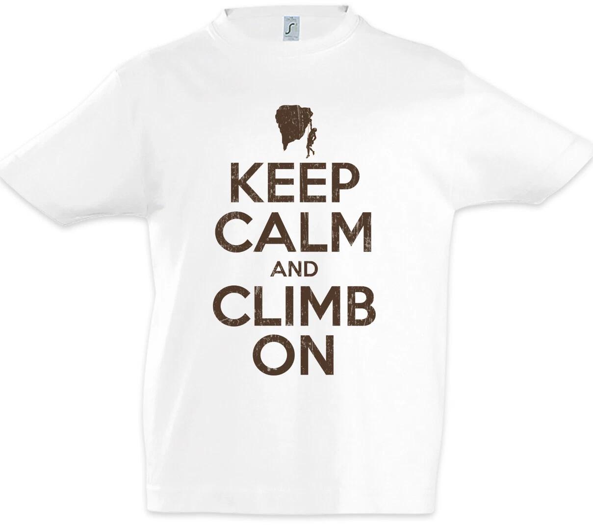 Keep Calm And Climb On Kids Boys T-Shirt Bouldering Climbing Fun Bouldering- 150
Keep Calm And Climb On Kids Boys T-Shirt Bouldering Climbing Fun Bouldering- 150