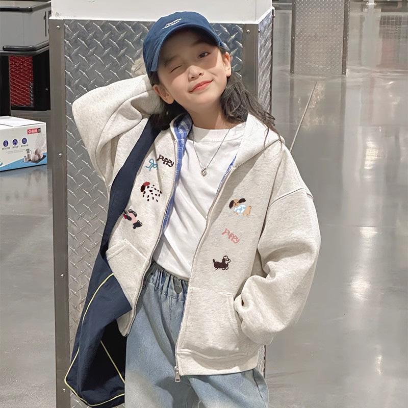 Кардиган с капюшоном для девочек с вышивкой - Мода Весна/Осень 2025 140 cm серый
Кардиган с капюшоном для девочек с вышивкой - Мода Весна/Осень 2025 140 cm серый