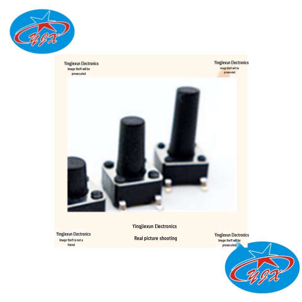 4-Pin Vertical SMD Micro Switch: 4.5x4.5x3.5mm, Temperature-Resistant Tactile Push Button, 5.6-10mm Height 3.8H
4-Pin Vertical SMD Micro Switch: 4.5x4.5x3.5mm, Temperature-Resistant Tactile Push Button, 5.6-10mm Height 3.8H