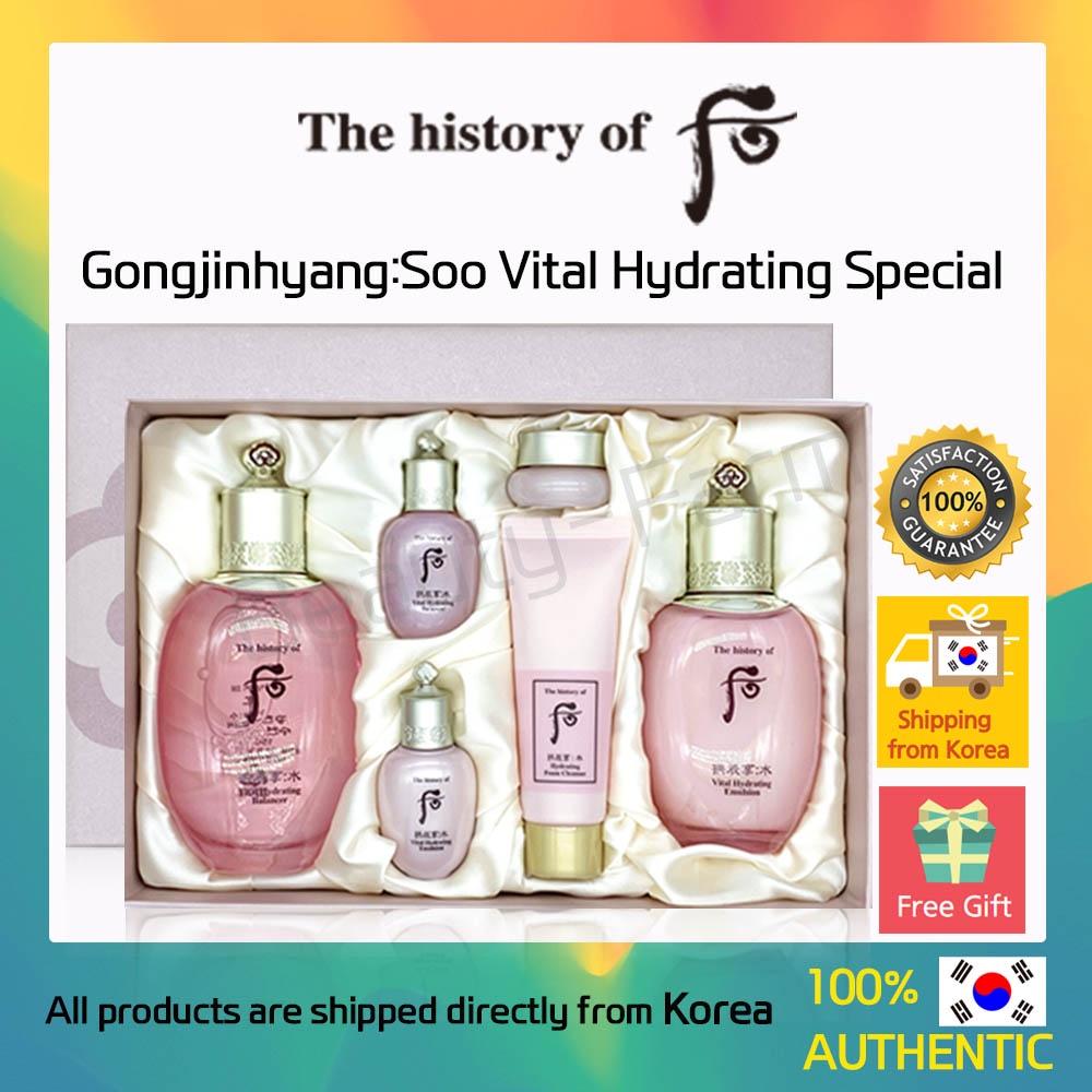 The history of whoo Vital Hydrating 2pcs Special Set 6items +RANDOM GIFT
The history of whoo Vital Hydrating 2pcs Special Set 6items +RANDOM GIFT