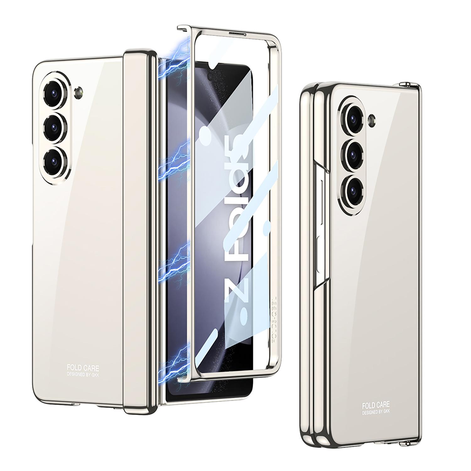 Чехол для Samsung Galaxy Z Fold 5, пленка, интегрированная гальваническая прозрачная складная петля, полный защитный противоударный чехол for Galaxy Z Fold 5
Чехол для Samsung Galaxy Z Fold 5, пленка, интегрированная гальваническая прозрачная складная петля, полный защитный противоударный чехол for Galaxy Z Fold 5