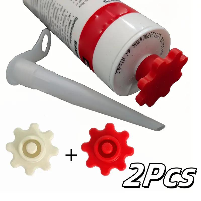 2pcs Flexible Gear-Style Tube Caps, Durable Plastic, Prevents Glue Hardening, for Silicone Repair, Outdoor Use, Gift
2pcs Flexible Gear-Style Tube Caps, Durable Plastic, Prevents Glue Hardening, for Silicone Repair, Outdoor Use, Gift