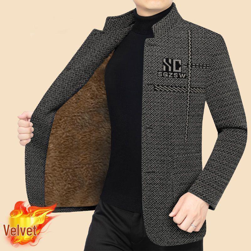 New Autumn & Winter Men s Velvet Jacket - Korean Style, Trendy, Casual & Versatile 3XL (145-160 lbs) сірий колір
New Autumn & Winter Men s Velvet Jacket - Korean Style, Trendy, Casual & Versatile 3XL (145-160 lbs) сірий колір