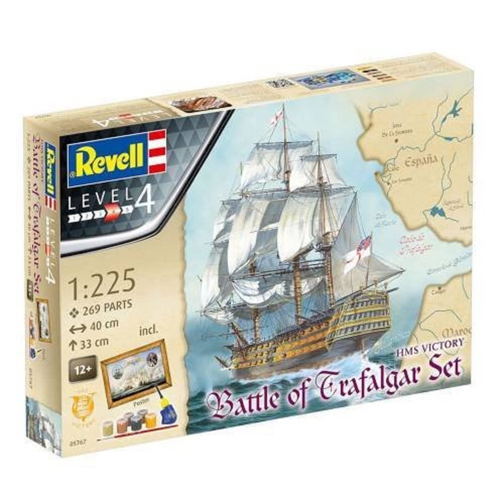 German Revell scale Battle of Trafalgar set plastic model kit 05767 1/225
German Revell scale Battle of Trafalgar set plastic model kit 05767 1/225