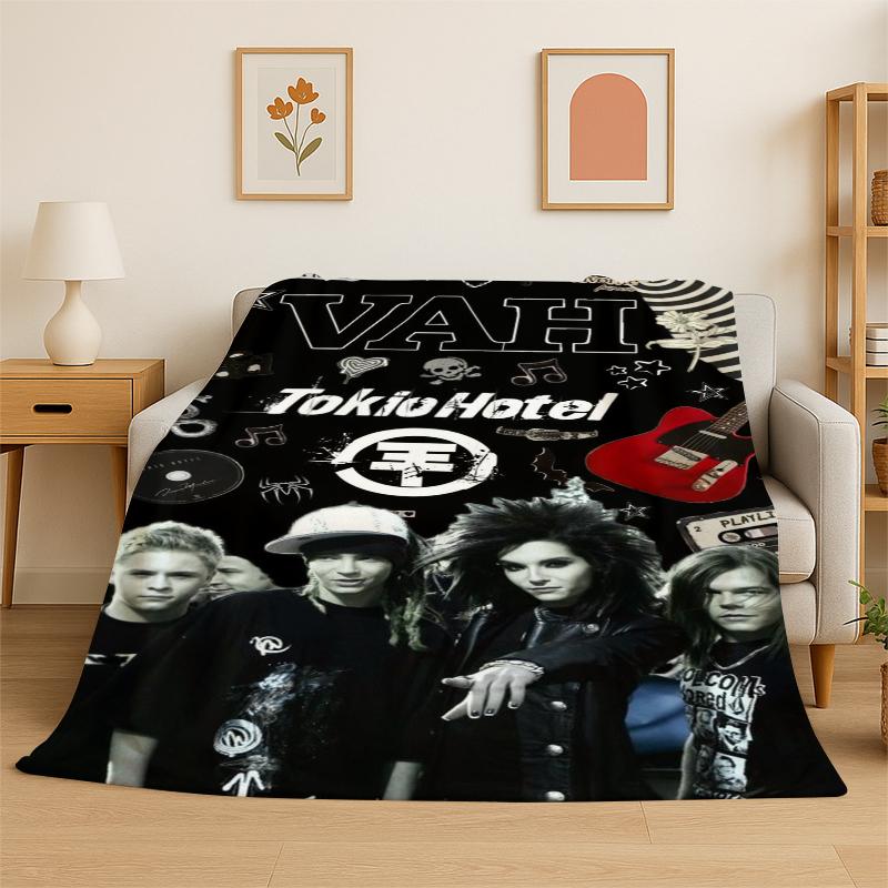 Rock Band Tokio Hotel Bill Kaulitz Flannel Blanket Soft Warm Throw Blanket for Bedroom Living Room Bed Travel Camping Picnic 75x90cm
Rock Band Tokio Hotel Bill Kaulitz Flannel Blanket Soft Warm Throw Blanket for Bedroom Living Room Bed Travel Camping Picnic 75x90cm