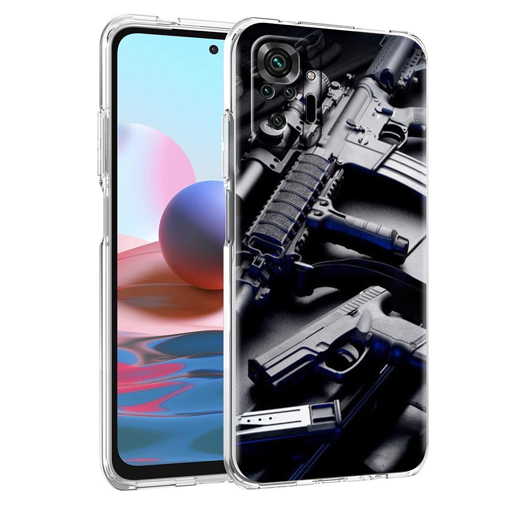 Handgun Gun BUllets Transparent Phone Case for Redmi 10c Note 11 11T 8A 9A 9C 8 9 10 K40 Plus 12 Pro 4G Soft Cover Shell Capas Redmi Note 10
Handgun Gun BUllets Transparent Phone Case for Redmi 10c Note 11 11T 8A 9A 9C 8 9 10 K40 Plus 12 Pro 4G Soft Cover Shell Capas Redmi Note 10