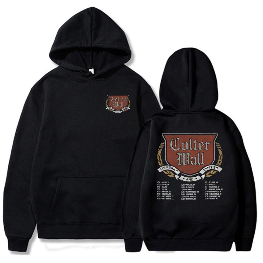 Colter Wall: Memories and Empties Tour 2026 Hoodies Fleece Long Sleeve Male Hooded Sweatshirts Singer Graphic Printed Pullovers XS
Colter Wall: Memories and Empties Tour 2026 Hoodies Fleece Long Sleeve Male Hooded Sweatshirts Singer Graphic Printed Pullovers XS