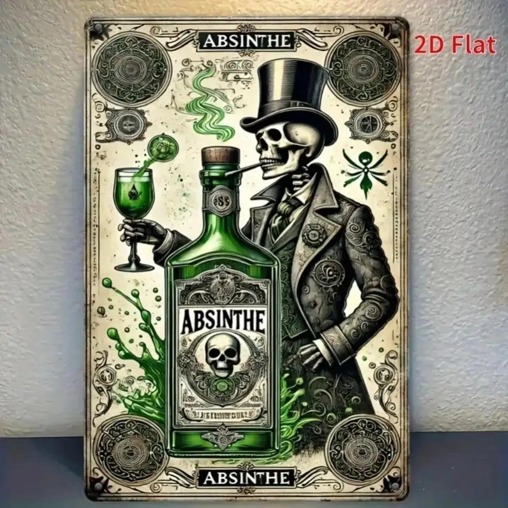 Absinthe Vintage Tin SignRetro Metal Wall Decor 8x12 Inch Weatherproof Durable Home Bar Cafe Art 20x30cm
Absinthe Vintage Tin SignRetro Metal Wall Decor 8x12 Inch Weatherproof Durable Home Bar Cafe Art 20x30cm