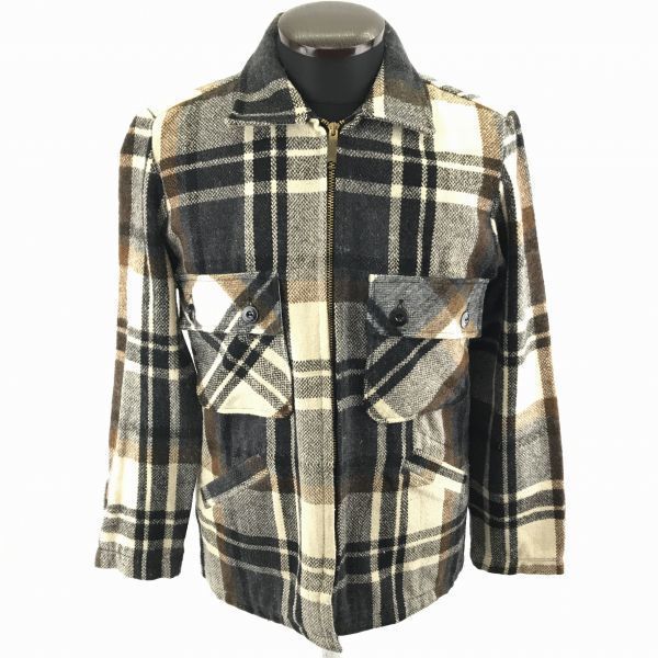 Винтажный блузон 60-70-х годов/Sears/На молнии/S/Бежевый×Черный/Клетчатый узор/Молния TALON/Двойная строчка
Винтажный блузон 60-70-х годов/Sears/На молнии/S/Бежевый×Черный/Клетчатый узор/Молния TALON/Двойная строчка