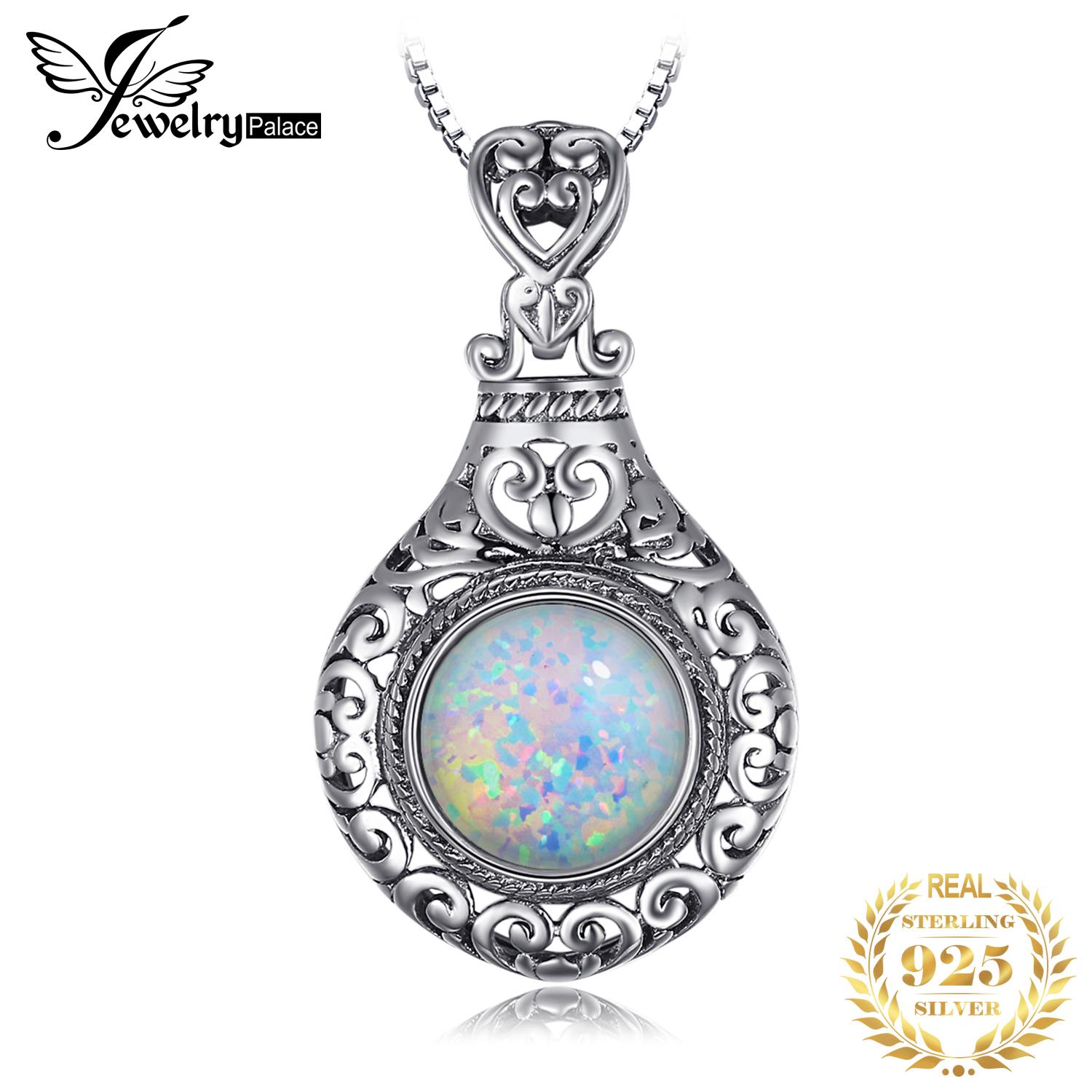 JewelryPalace Vintage 2.5ct Cabochon Created Opal 925 Silver Heart Love Statement Pendant Necklace Choker No Chain China Mainland
JewelryPalace Vintage 2.5ct Cabochon Created Opal 925 Silver Heart Love Statement Pendant Necklace Choker No Chain China Mainland