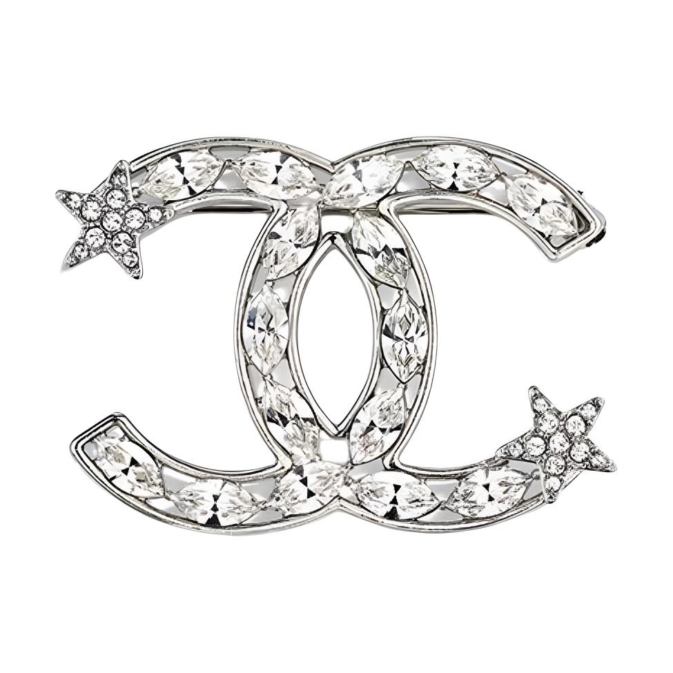 Chanel Classic Double C Rhinestone Star Brooch Women accessories Silver AB3367-B02390-N5957 Box+Padding Board,F,Silver
Chanel Classic Double C Rhinestone Star Brooch Women accessories Silver AB3367-B02390-N5957 Box+Padding Board,F,Silver