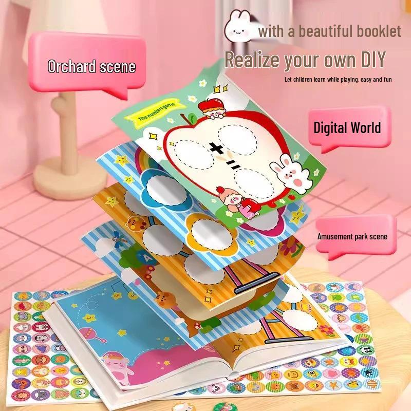 Книга наклеек с волшебными штампами для детей – Мультяшные декоративные и наградные наклейки
Книга наклеек с волшебными штампами для детей – Мультяшные декоративные и наградные наклейки