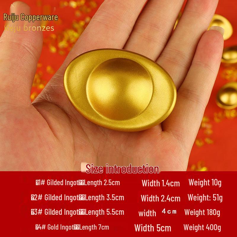 Слиток твердого песочного золота Новогоднее украшение Чаша сокровищ богатства
Слиток твердого песочного золота Новогоднее украшение Чаша сокровищ богатства