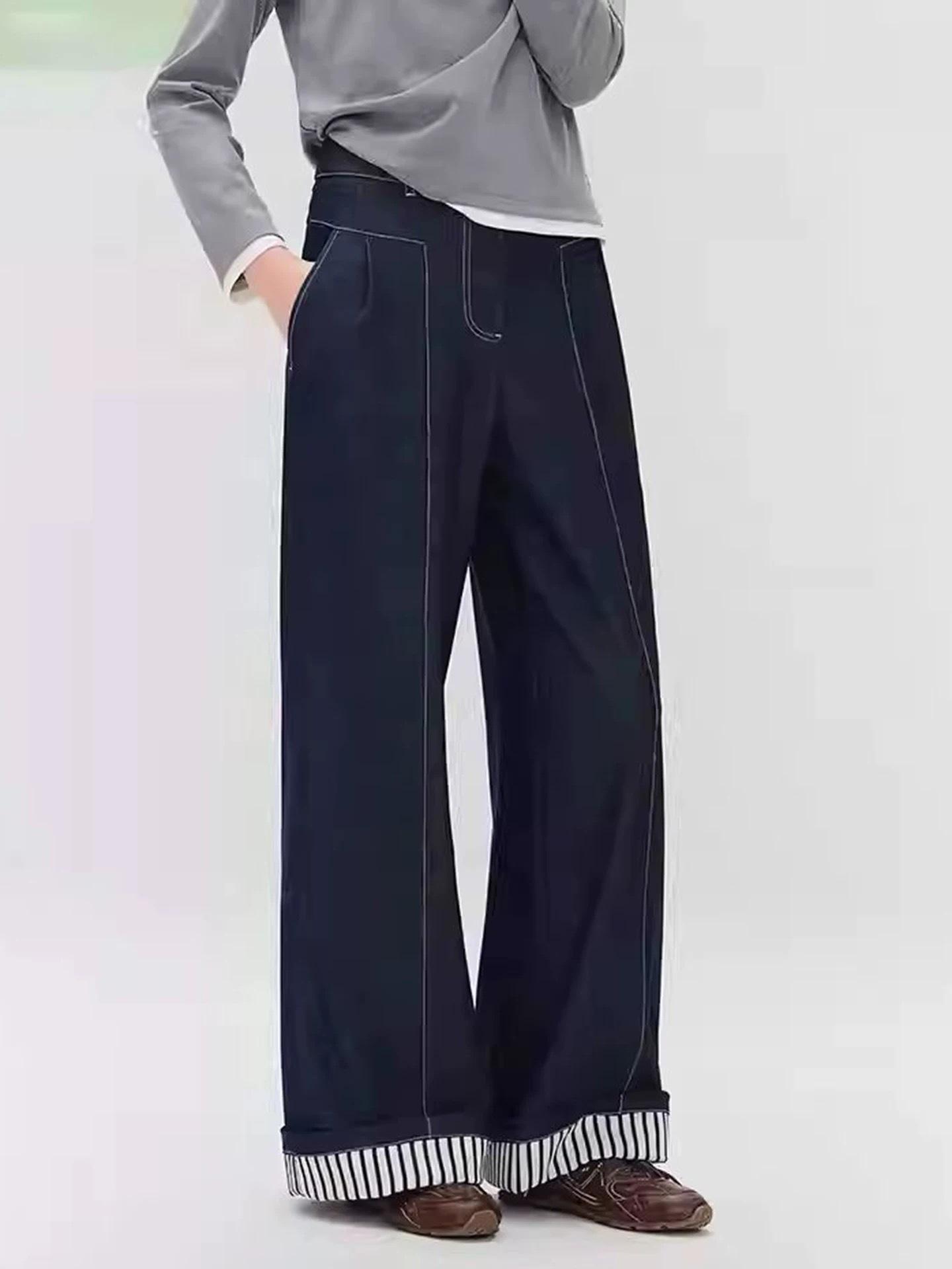 Spring/Summer 2026 Fashion High-Waisted Slimming Wide-Leg Jeans M (45-54 kg) синій
Spring/Summer 2026 Fashion High-Waisted Slimming Wide-Leg Jeans M (45-54 kg) синій