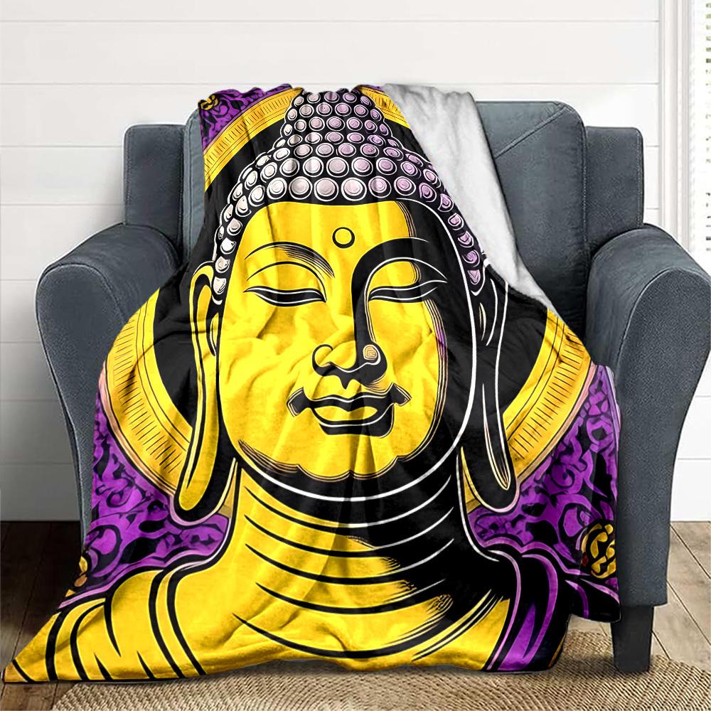 1pc Buddha Statue Blanket Lightweight Flannel Blanket Throw Blanket For Sofa, Bed, Travel, Camping, Livingroom, Office yy251015189 75x90cm
1pc Buddha Statue Blanket Lightweight Flannel Blanket Throw Blanket For Sofa, Bed, Travel, Camping, Livingroom, Office yy251015189 75x90cm