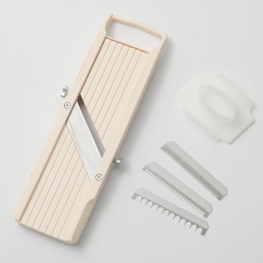 vegetable cooker Benriner Classic in blister 3 types of replacement blades included fs Multi-purpose pack, ivory, слонова кістка
vegetable cooker Benriner Classic in blister 3 types of replacement blades included fs Multi-purpose pack, ivory, слонова кістка