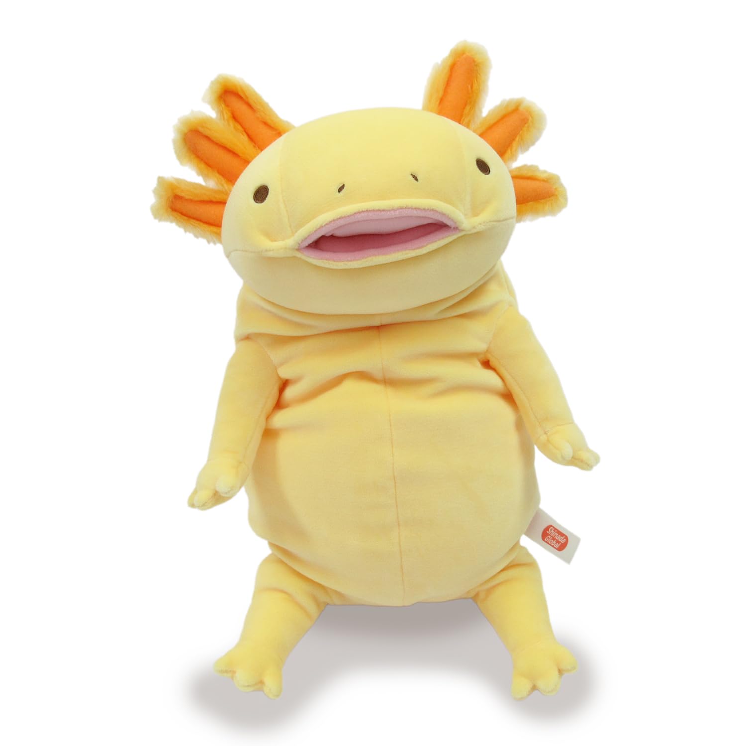 Shinada Global Mochi Series Mochiupa Sunflower 22 x 22 x 30cm Stuffed Toy Axolotl Animal (L) MOUP-0350S
Shinada Global Mochi Series Mochiupa Sunflower 22 x 22 x 30cm Stuffed Toy Axolotl Animal (L) MOUP-0350S