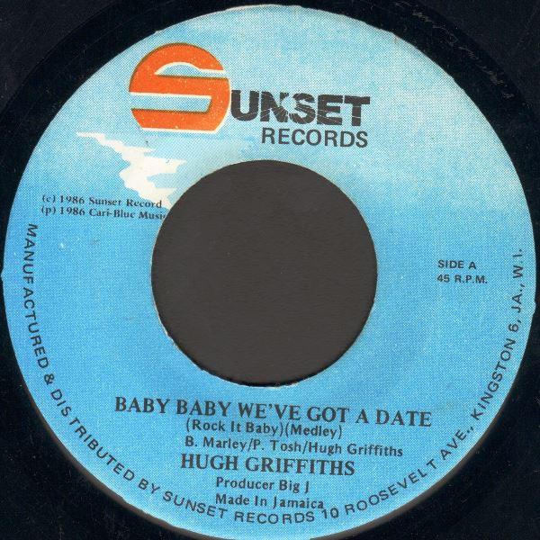 7inch Record HUGH GRIFFITHS Baby Baby Weve Got A Date NONE Sunset Records 1986 Jamaica Reggae Ska Dub Used
7inch Record HUGH GRIFFITHS Baby Baby Weve Got A Date NONE Sunset Records 1986 Jamaica Reggae Ska Dub Used