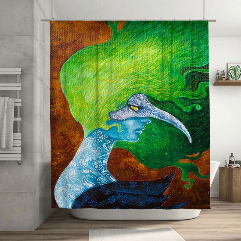 Abstract Waterfall Art Shower Curtain Blue, Green, Brown White Beautiful Bathroom Decor Gift W60H190(CM)-1 Pcs
Abstract Waterfall Art Shower Curtain Blue, Green, Brown White Beautiful Bathroom Decor Gift W60H190(CM)-1 Pcs